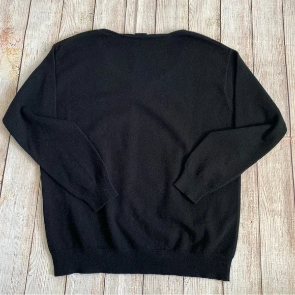 Brunello Cucinelli black cashmere Sweater